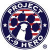 Project K-9 Hero logo in Red, White and Blue