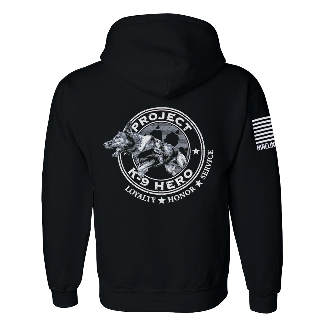 Project K-9 Hero Unisex Axel Hoodie, Made by Nine Line Apparel