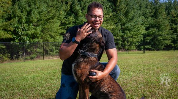 MWD Archer Reunites with Original Handler