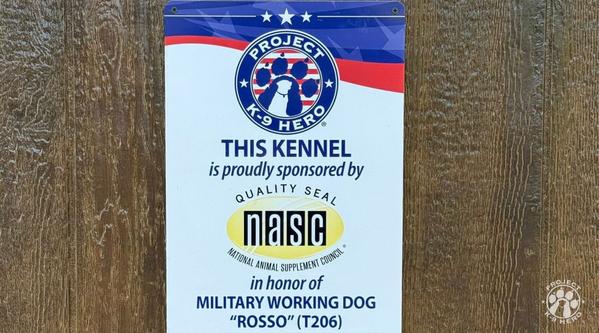Kennel A, In Honor of MWD Rosso: Thank you, NASC!