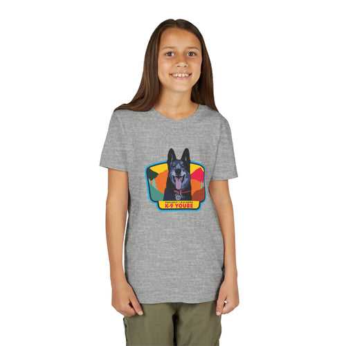 K-9 Yoube Youth T-shirt - ATHLETIC GRAY