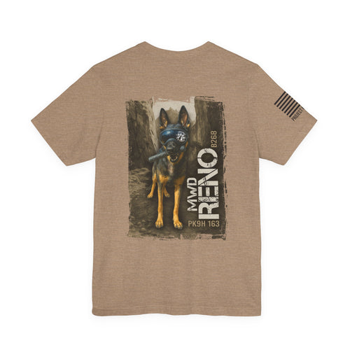 MWD RENO (B268) #163 Unisex T-Shirt - HEATHER TAN