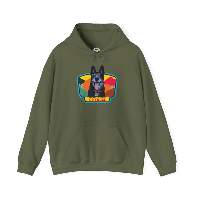 K-9 Yoube Hoodie - MILITARY GREEN