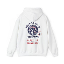 Load image into Gallery viewer, PK9H Limited Edition 5th Annual Performers for Paws Hoodie - WHITE
