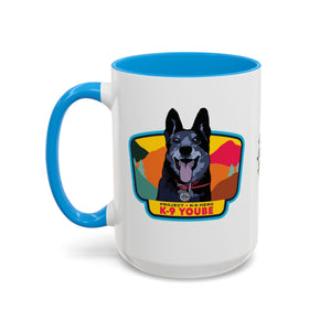 K-9 Yoube Ceramic Mug (15 oz) BLUE
