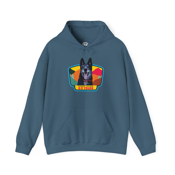 K-9 Yoube Hoodie - INDIGO BLUE