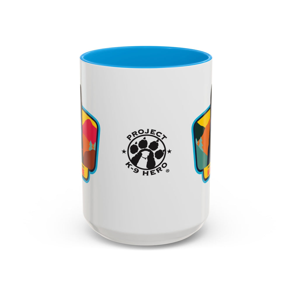 K-9 Yoube Ceramic Mug (15 oz) BLUE