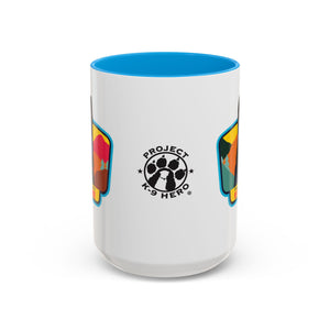 K-9 Yoube Ceramic Mug (15 oz) BLUE