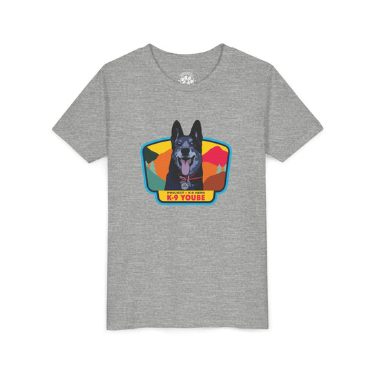 K-9 Yoube Youth T-shirt - ATHLETIC GRAY
