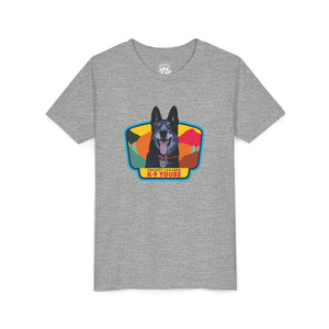 K-9 Yoube Youth T-shirt - ATHLETIC GRAY