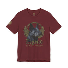 Load image into Gallery viewer, K-9 MATTIS Legend Unisex T-Shirt - CARDINAL