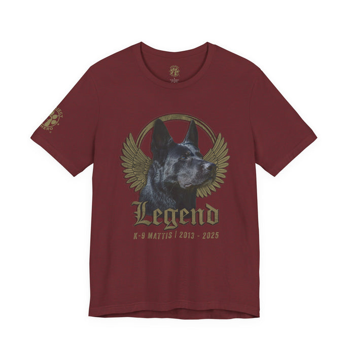 K-9 MATTIS Legend Unisex T-Shirt - CARDINAL
