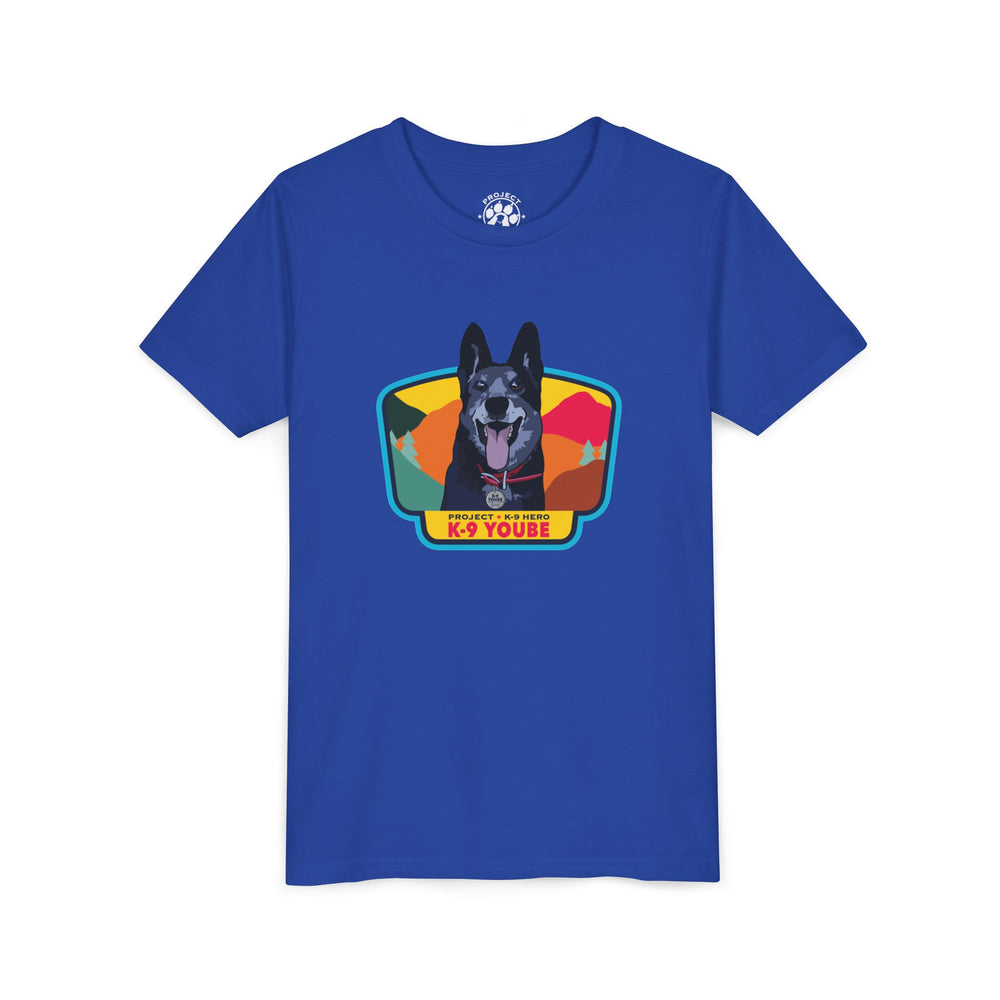 K-9 Yoube Youth T-shirt - ROYAL BLUE