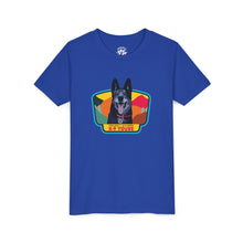 Load image into Gallery viewer, K-9 Yoube Youth T-shirt - ROYAL BLUE