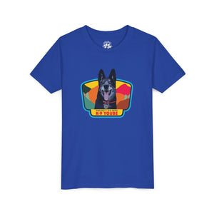 K-9 Yoube Youth T-shirt - ROYAL BLUE