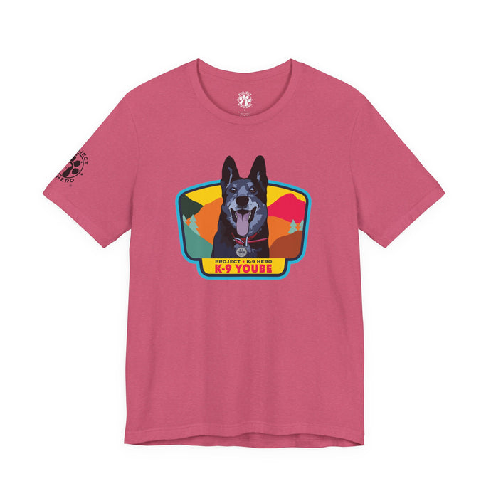 K-9 Yoube Unisex T-Shirt - RASPBERRY
