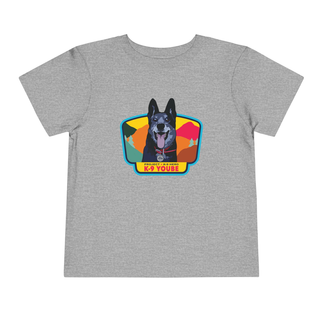 K-9 Yoube Toddler T-shirt - ATHLETIC GRAY