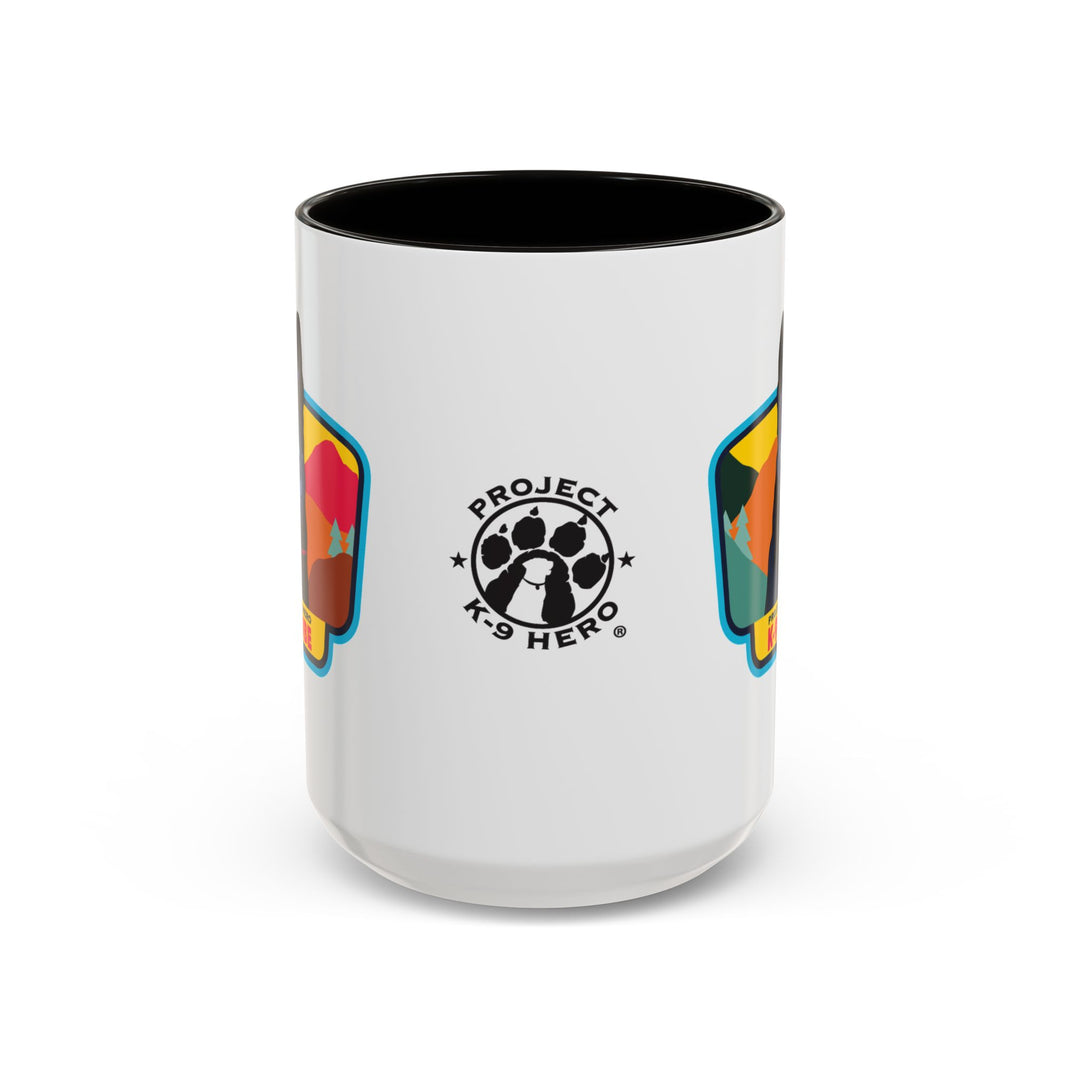 K-9 Yoube Ceramic Mug (15 oz) BLACK