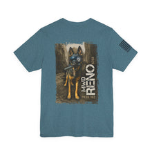 Load image into Gallery viewer, MWD RENO (B268) #163 Unisex T-Shirt - HEATHER DEEP TEAL