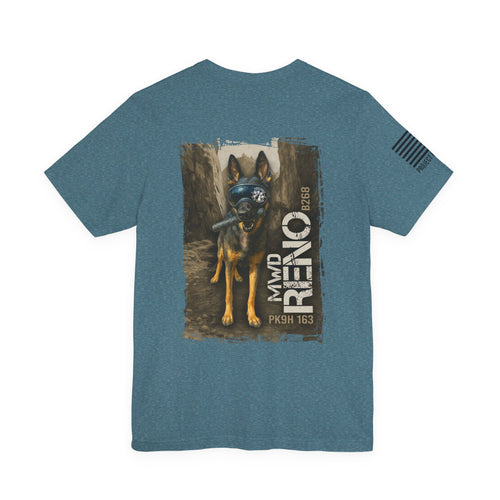 MWD RENO (B268) #163 Unisex T-Shirt - HEATHER DEEP TEAL