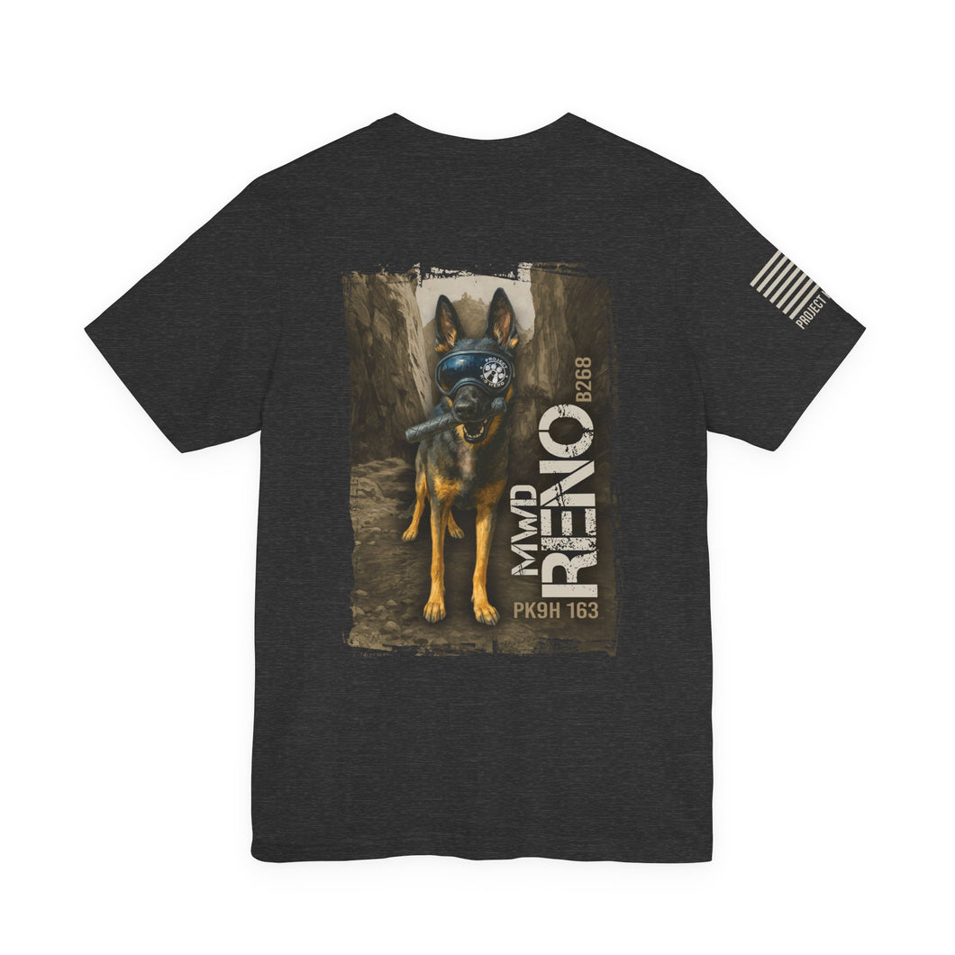 MWD RENO (B268) #163 Unisex T-Shirt - DARK HEATHER GRAY