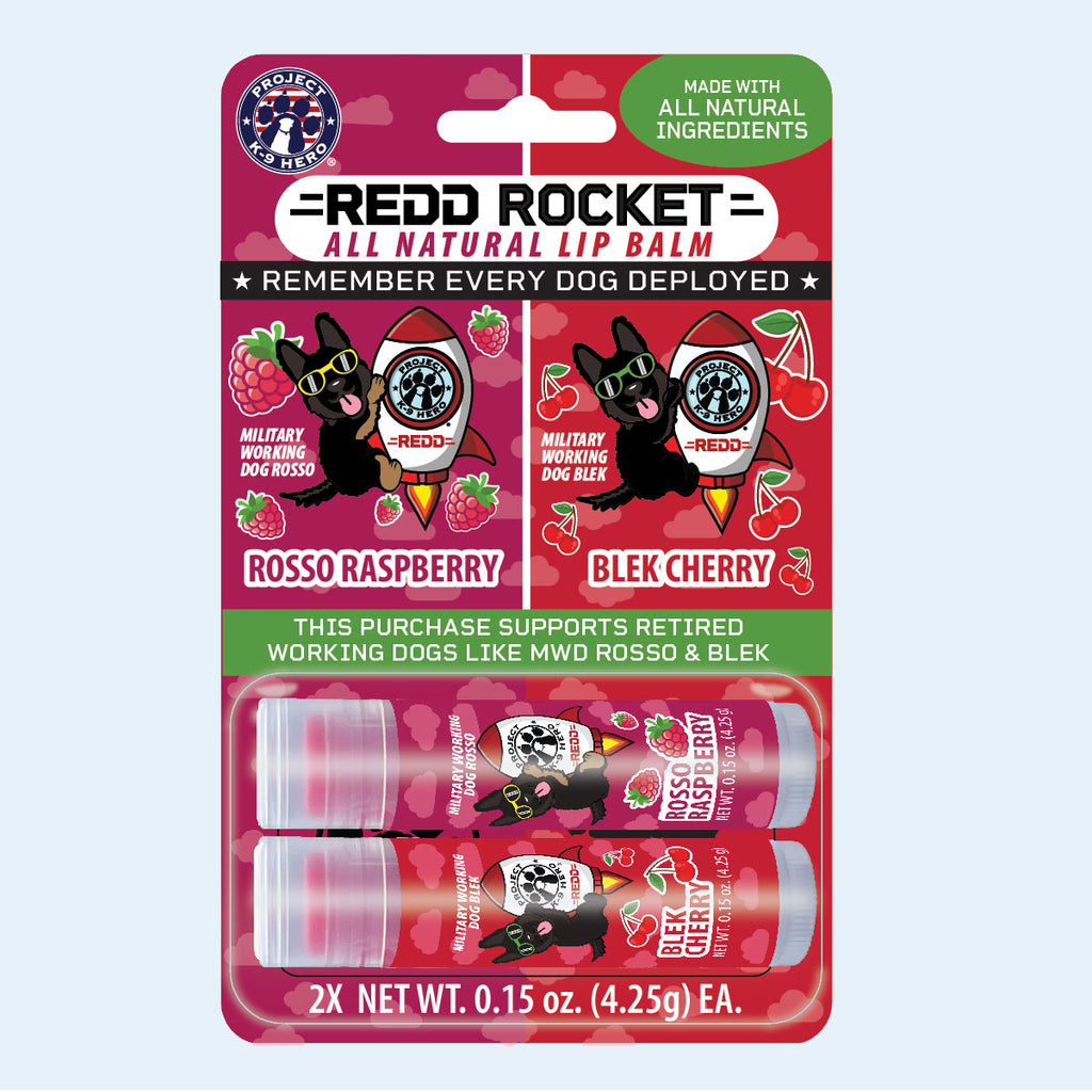 REDD rocket all natural lip balm two pack