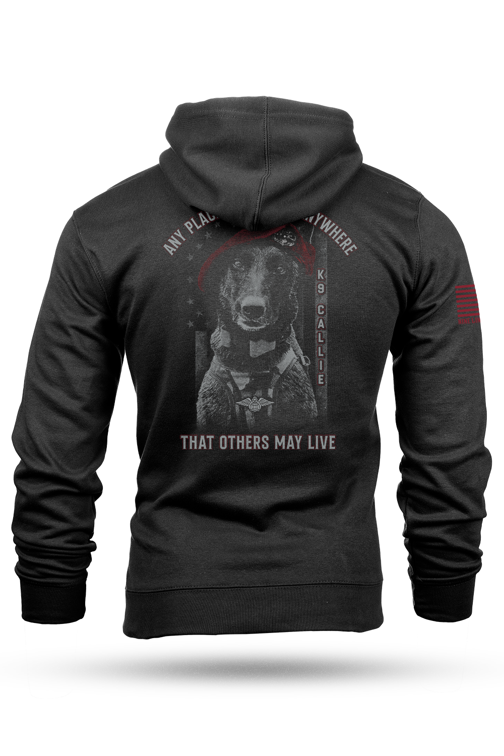 K-9 Callie Unisex Pullover Hoodie by Nine Line Apparel