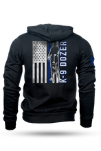 Load image into Gallery viewer, K-9 Dozer Unisex Zip Hoodie by Nine Line Apparel