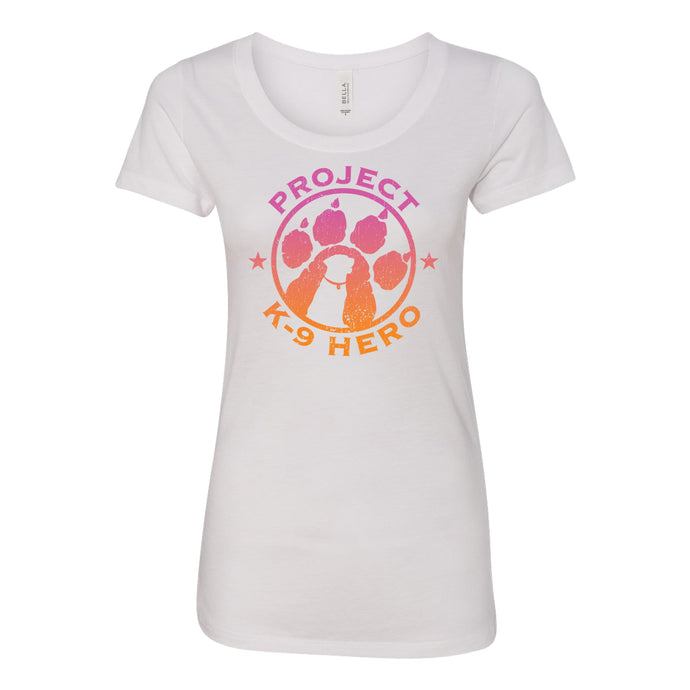 White Fleck Triblend Women's T-Shirt