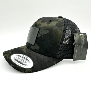 $50 - Engraved Blackwood MultiCam Hat in Black with PK9H Logo