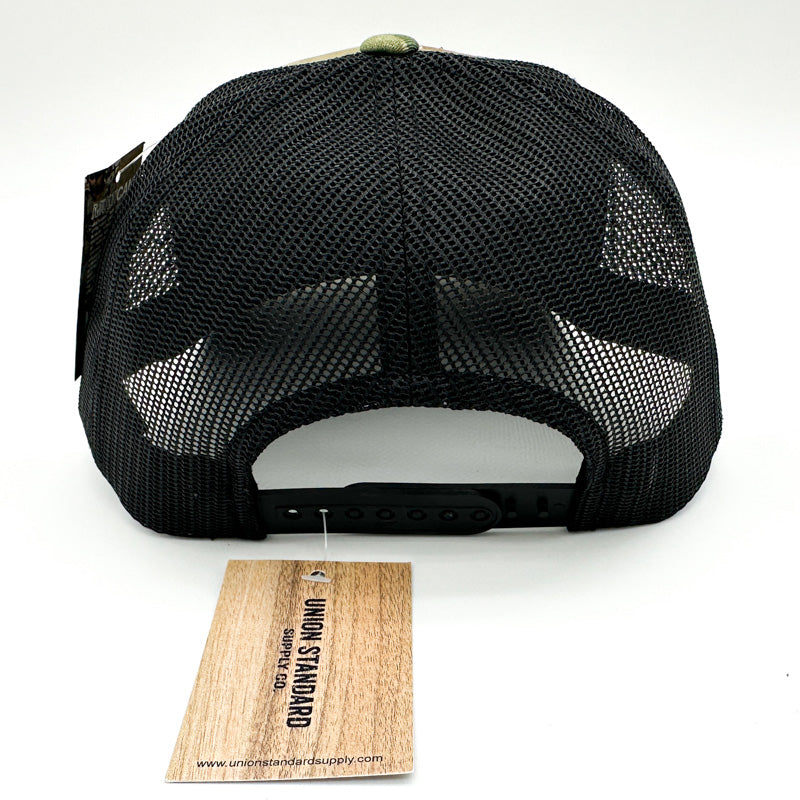 Engraved Cherrywood MultiCam Hat with REDD Logo