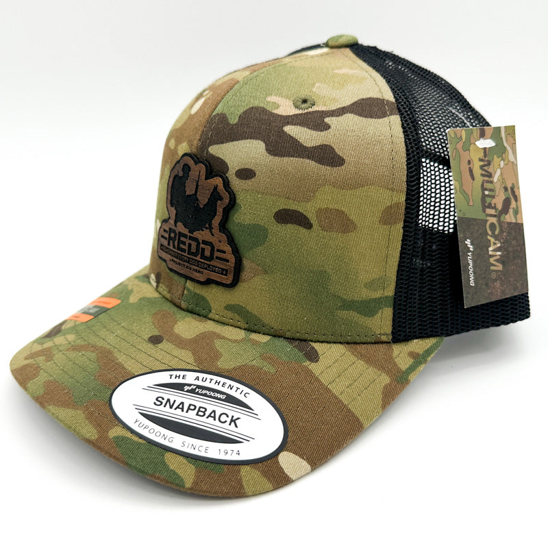 Engraved Cherrywood MultiCam Hat with REDD Logo