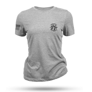 NATIONAL AMBASSADORS Women's T-Shirt by Nine Line - Athletic Gray
