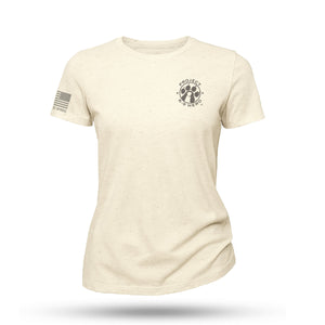 NATIONAL AMBASSADORS Women's T-Shirt by Nine Line - Oatmeal