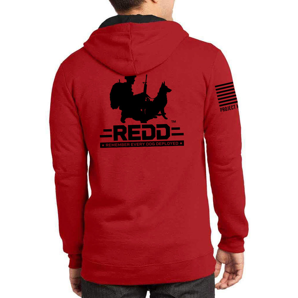REDD Zip-Up Hoodie - RED