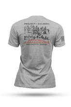 Load image into Gallery viewer, NATIONAL AMBASSADORS Women&#39;s T-Shirt by Nine Line - Athletic Gray
