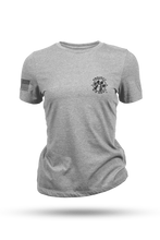 Load image into Gallery viewer, NATIONAL AMBASSADORS Women&#39;s T-Shirt by Nine Line - Athletic Gray