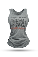 Load image into Gallery viewer, NATIONAL AMBASSADORS Women&#39;s Tank by Nine Line - Athletic Gray