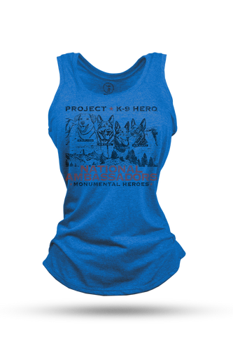 NATIONAL AMBASSADORS Women's Tank by Nine Line - Royal