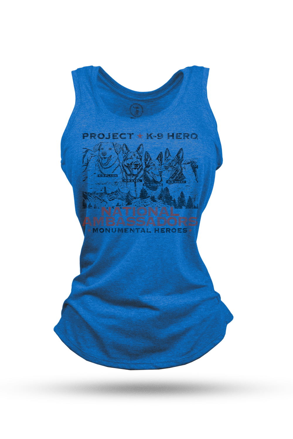 NATIONAL AMBASSADORS Women's Tank by Nine Line - Royal