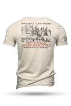 Load image into Gallery viewer, NATIONAL AMBASSADORS Unisex T-Shirt by Nine Line - Oatmeal