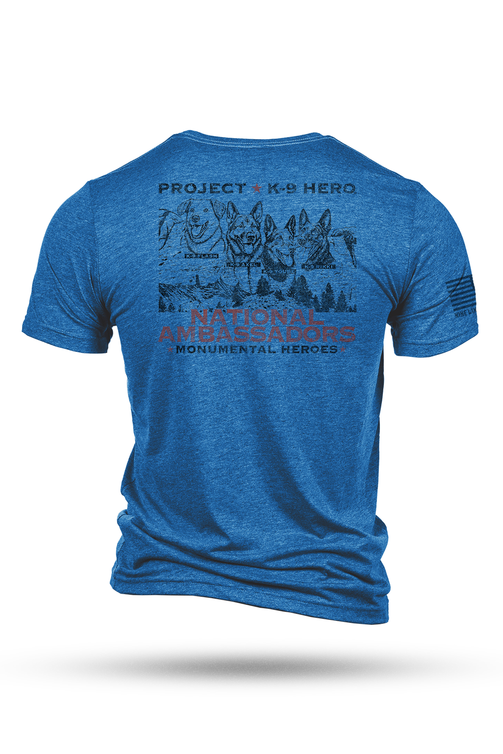 NATIONAL AMBASSADORS Unisex T-Shirt by Nine Line - Royal