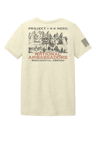 NATIONAL AMBASSADORS Women's T-Shirt by Nine Line - Oatmeal
