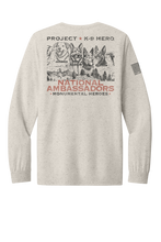 Load image into Gallery viewer, NATIONAL AMBASSADORS Long Sleeve T-Shirt by Nine Line - Oatmeal