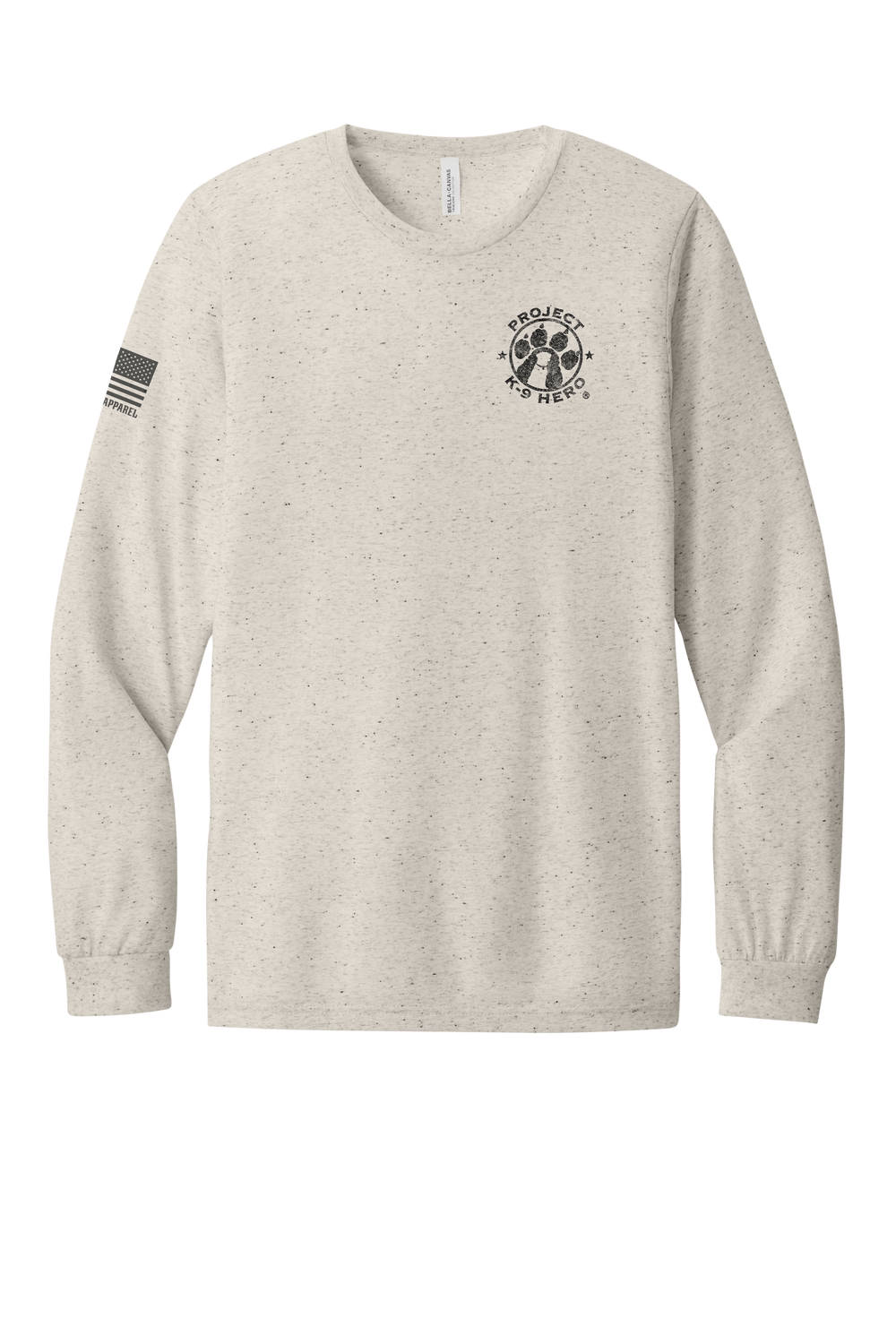 NATIONAL AMBASSADORS Long Sleeve T-Shirt by Nine Line - Oatmeal