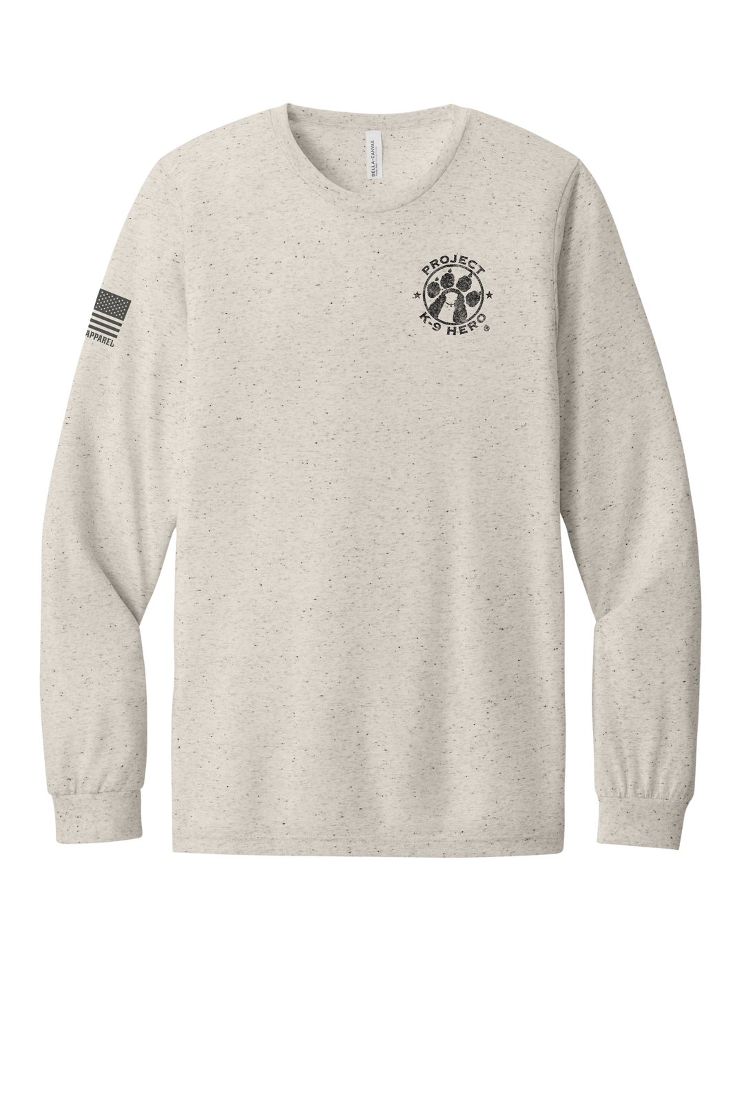 NATIONAL AMBASSADORS Long Sleeve T-Shirt by Nine Line - Oatmeal