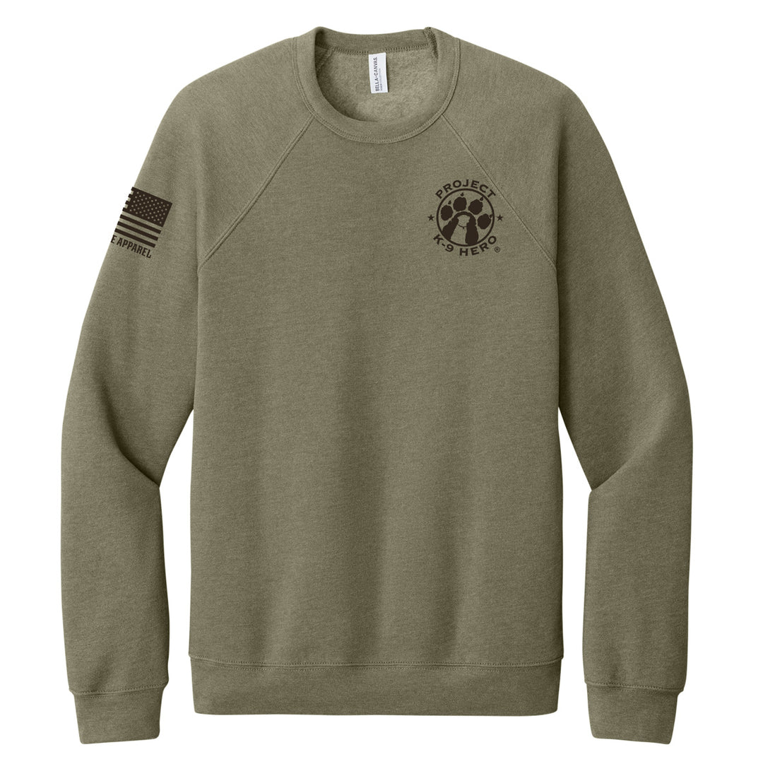 K-9 Rikki Unisex Crewneck Sweatshirt by Nine Line Apparel