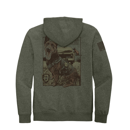 K-9 Rikki Unisex Zip Hoodie by Nine Line Apparel
