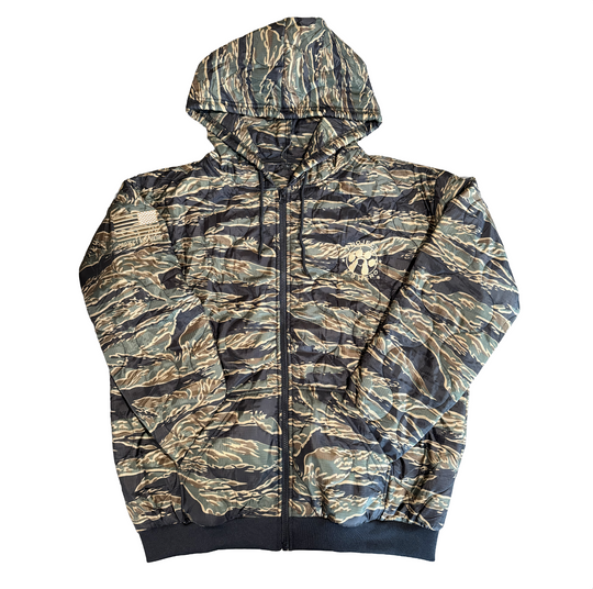 Woobie Hoodie Tiger Stripe Camo Zip-Up Trainer Edition