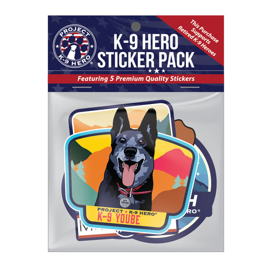 K-9 Hero Sticker Pack – Set of 5